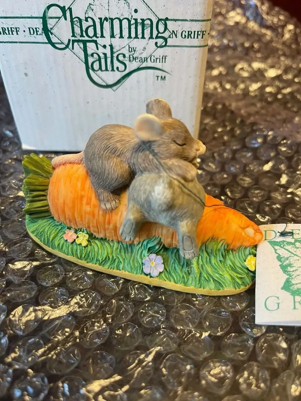 After Lunch Snooze - Vintage Figurine From Charming Tails Collection Handcrafted